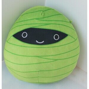 Squishmallows 2022 Halloween Squad #1  8" Major the Green Mummy Plush Doll Toy